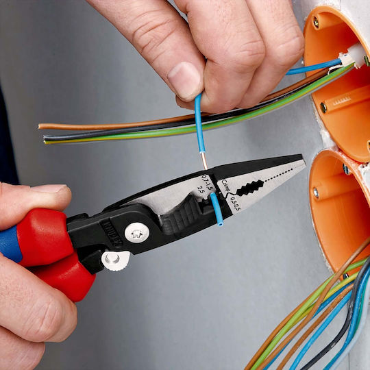 Knipex Μυτοτσίμπιδο Ίσιο Ηλεκτρολόγου Μήκους 200mm