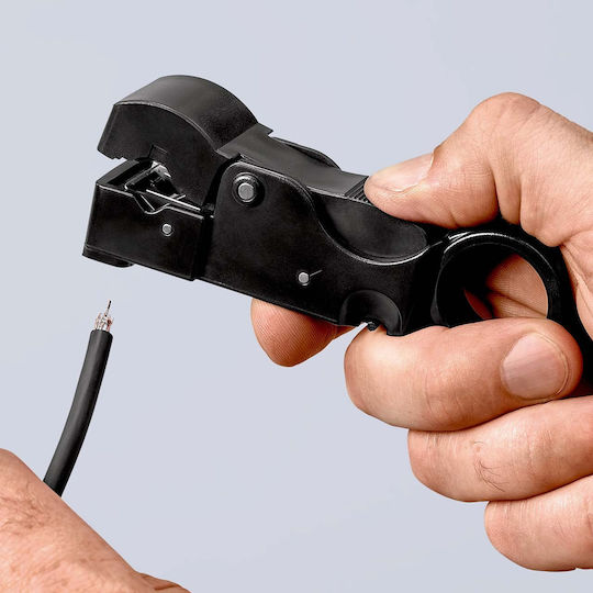 Knipex Rotary Coaxial Cable Stripper with 105mm Length