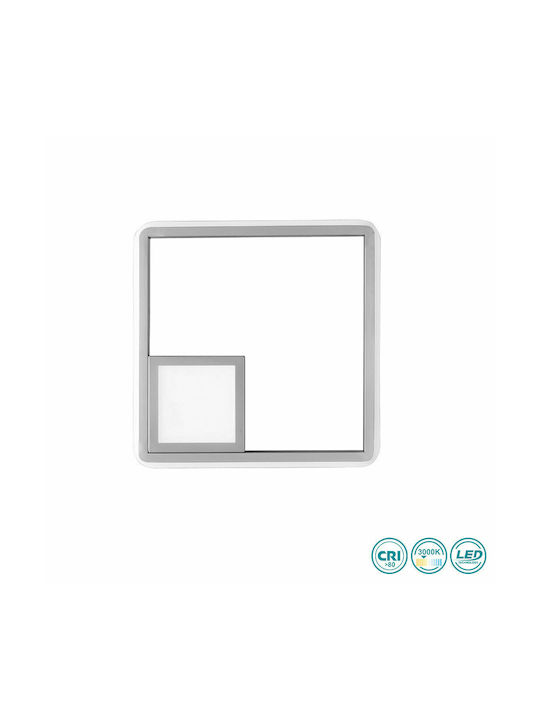 Ondaluce Ap.Dowel/Silver Φωτιστικό Τοίχου Ασημί 26x26εκ. Ondaluce Ap.Dowel/Silver Φωτιστικό Τοίχου Ασημί 26x26εκ.