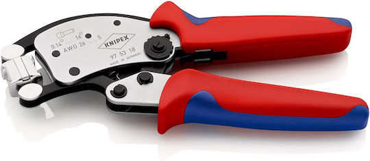 Knipex Πρέσα Ακροδεκτών με Μηχανισμό Καστάνιας (Μήκος 200mm)