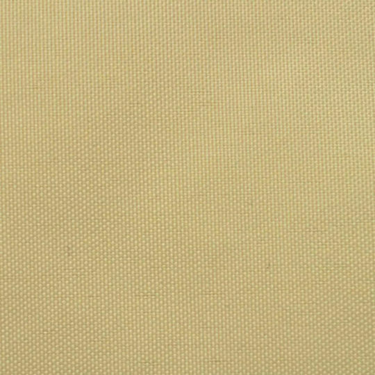 vidaXL Rectangular Shade Sail Beige With Hoop & with PU Coating 4x6m