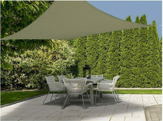 Shelterlogic Pătrat Plasă de umbră Verde Cu cerc 3x3m 150gr/m²