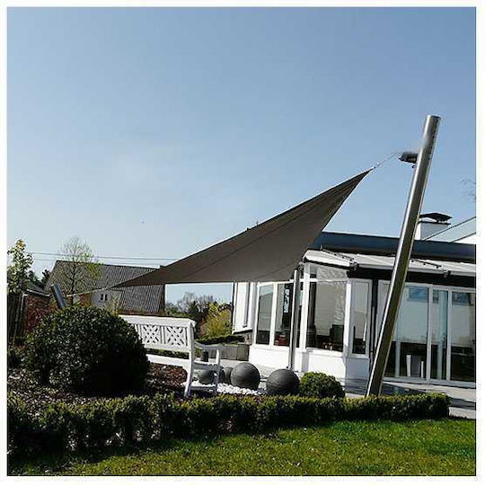Nesling Триъгълник Shade Sail Черен 5x5x7.1m 285гр/кв.м