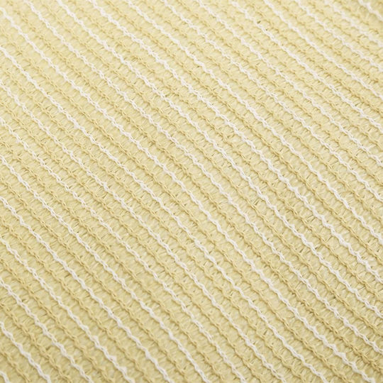 vidaXL Rectangular Shade Sail Beige With Hoop 2x4m