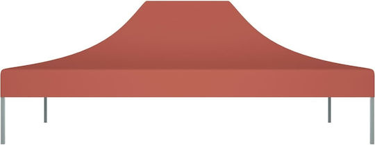 vidaXL Pavillonabdeckung 270gr/m² Braune mit PVC-Beschichtung 3x4m
