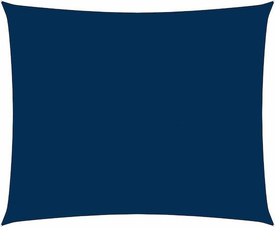 vidaXL Rectangular Shade Sail Blue with PU Coating 3x4m Rectangle made of Oxford fabric