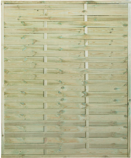 Showood Wooden Fence Panel in Beige Color 90cm x 1.8m