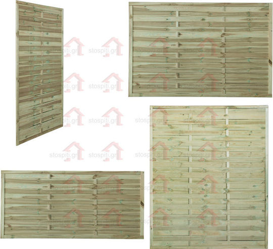 Showood Wooden Fence Panel in Beige Color 1.8m x 90cm