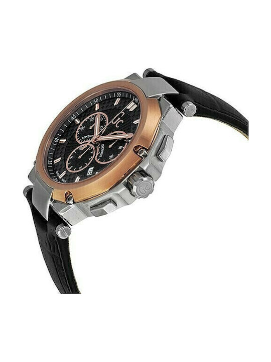 GC Watches Ρολόι Μπαταρίας με Δερμάτινο Λουράκι