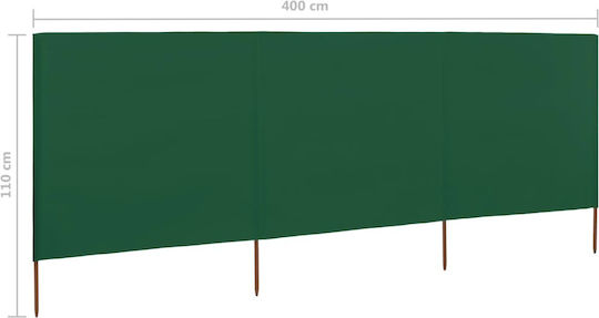 vidaXL in Grün Farbe 80cm x 4.0m