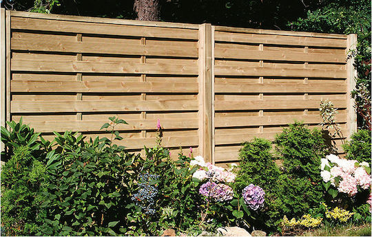 Showood Wooden Fence Panel in Beige Colour 1.2x1.8m