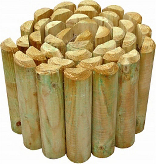 Showood Wooden Garden Hedge in Beige Colour 20cm x 2m