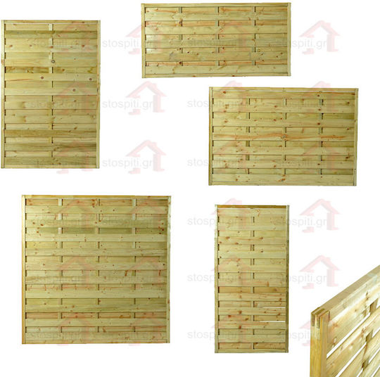 Showood Ξύλινο Πάνελ Περίφραξης σε Μπεζ Χρώμα 1.8m x 90cm