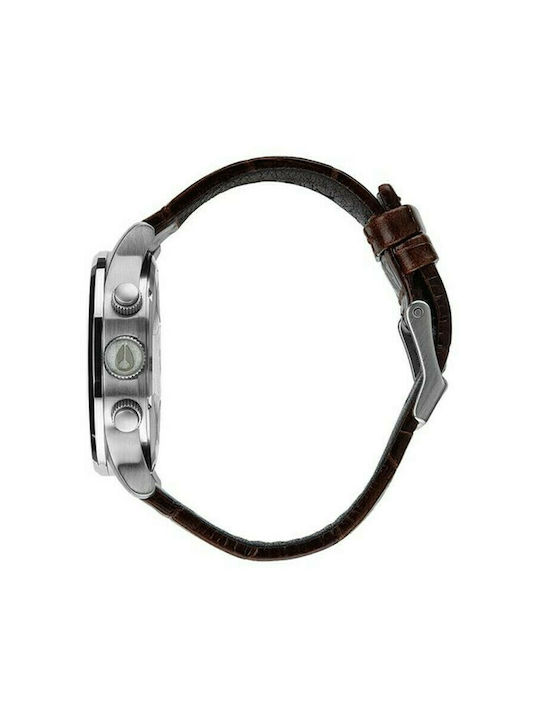 Nixon Uhr Batterie mit Braun Lederarmband A405-1887-00