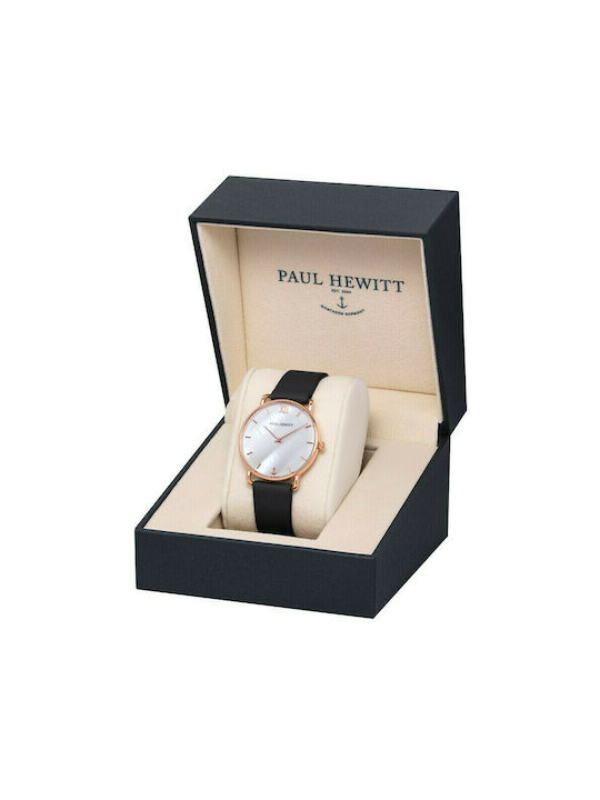 Paul Hewitt Miss Ocean Damen Uhr mit Weiß Lederarmband