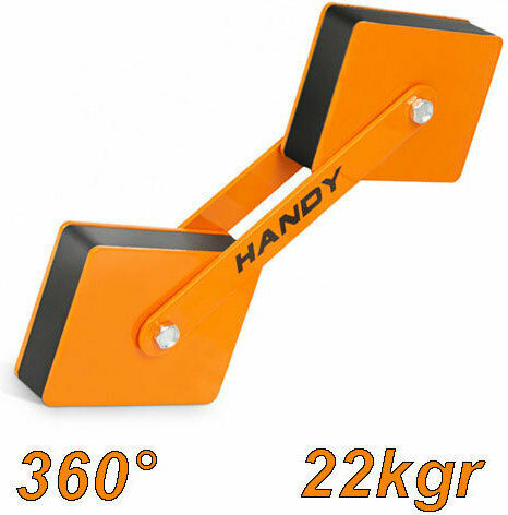 Handy 10883 Γωνία Συγκόλλησης με Μαγνητική Ικανότητα 22kg & Γωνίες 360°