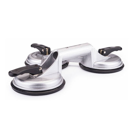 Powermat Aluminum Triple Work Suction Cup 120mm with Max Lifting Weight 150kg