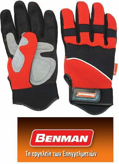 Benman Ultimate Gloves for Work Red 1pcs