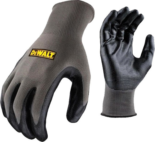 Dewalt Mănuși de Lucru Gri Nitril 1buc