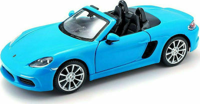 Bburago Porsche 718 Boxster Blue Car 1:24 for 3++ Years 21087B