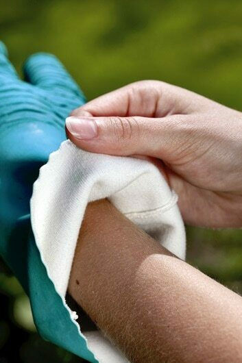 Gardena Waterproof Gloves for Work Blue Latex/Cotton Waterproof 1pcs