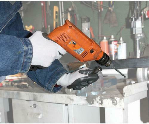 Lampa Gloves for Work Driver White Nitrile 1pcs