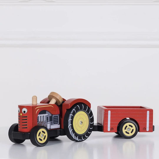 Le Toy Van Budkin Set mit Traktor Kleintransporter für 3+ Jahre