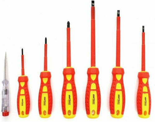 Kraft & Dele Set Electrician 1000V Screwdrivers