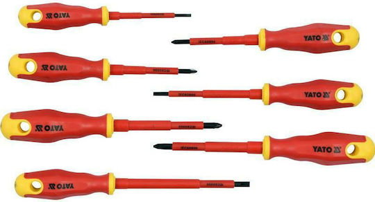 Yato Set 7 Electrician VDE 1000V Screwdrivers