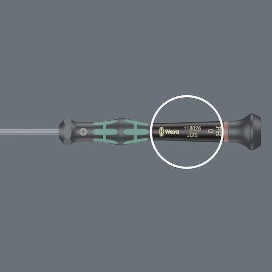Wera 2050 Precision Screwdriver Cross Size PH0x60mm