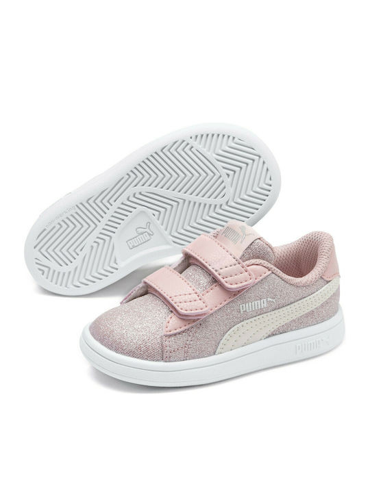 Smash Glitz Glam Παιδικά Sneakers με Σκρατς Ροζ