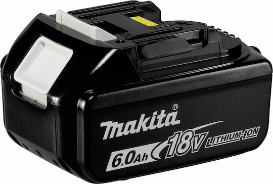 Makita Σετ 2 Μπαταριών Εργαλείου Λιθίου 18V Χωρητικότητας 6Ah με Φορτιστή DC18RC