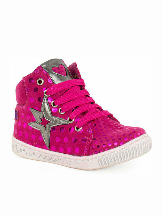 Kids Sneakers High Anatomic Fuchsia