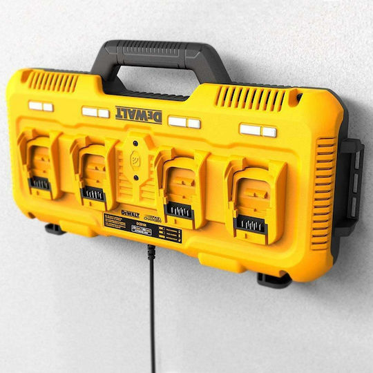Dewalt Φορτιστής Μπαταριών Εργαλείου 18V Λιθίου 4 Θέσεων