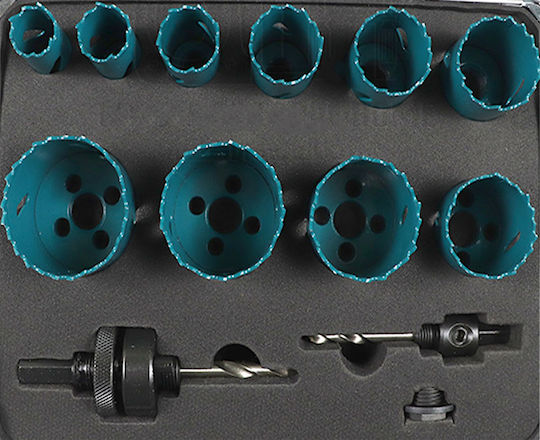 Total Hole Saw Kit in Case for Wood, Metal and Plastic