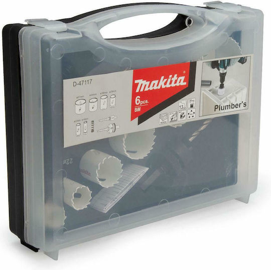 Makita Hole Saw Kit Plumbing for Wood, Metal and Plastic