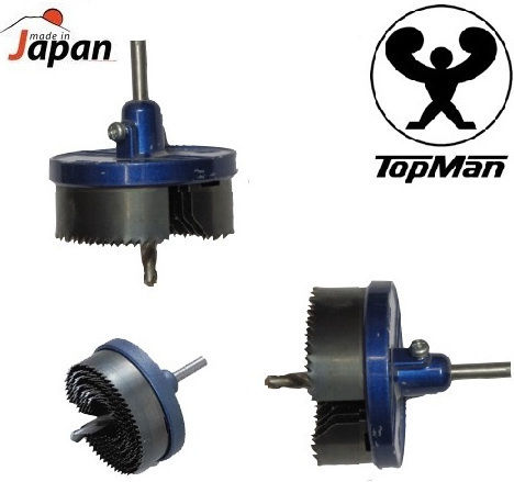 TopMan Σετ Ποτηροπρίονα με Διάμετρο από 25mm έως 63mm για Ξύλο και Πλαστικό 300gr