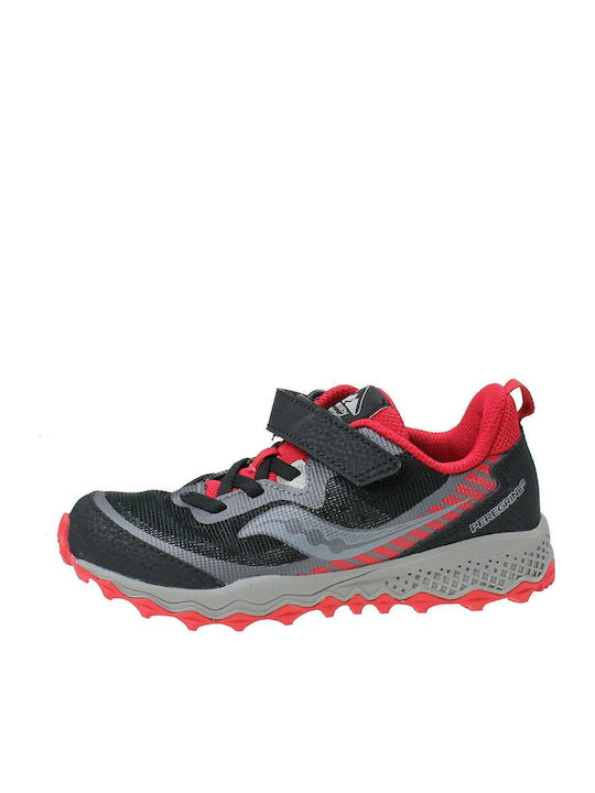 Kids Waterproof Leather Hiking Shoes Peregrine Shield Black SK265108
