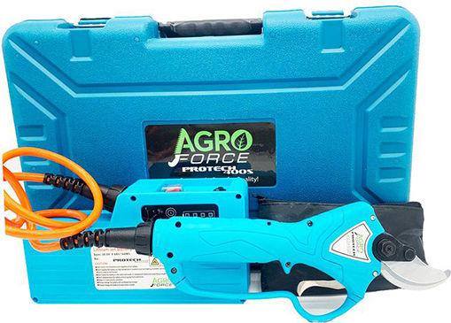 Agroforce Protech 400S Pruning Shears Battery 36V 1x4Ah with Maximum Cutting Diameter 40mm