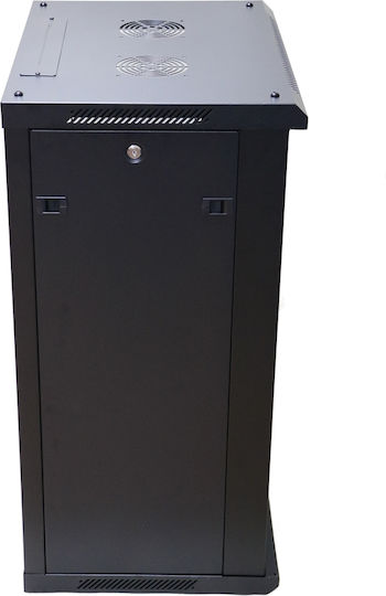 Extralink Επιδαπέδια Καμπίνα Rack 15U 60x45cm Μαύρο EX.14329
