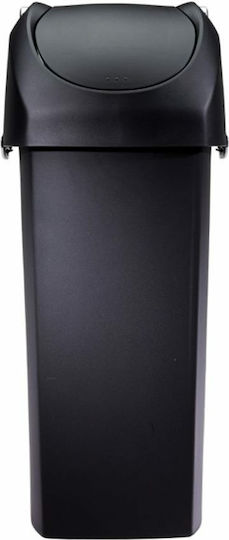 Simplehuman Πλαστικός Κάδος Απορριμμάτων 40lt Μαύρος