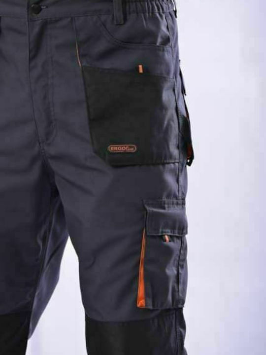 Ergo Canvas Work Trousers Gray