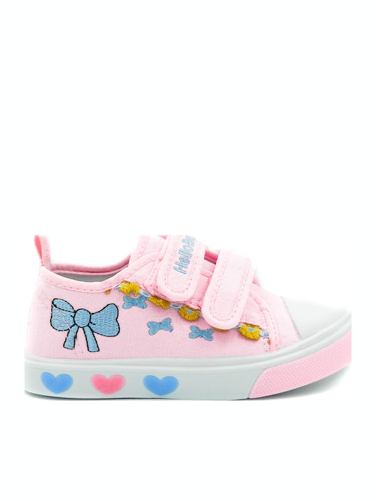 Παιδικά Sneakers με Σκρατς Ροζ