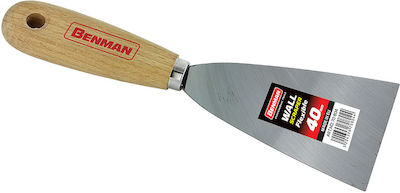 Benman Gemeinsames Messer Metallischός 20mm mit Holzgriff 70802