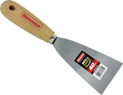 Benman Joint Knife Metallicός 80mm with Wooden Handle 70808