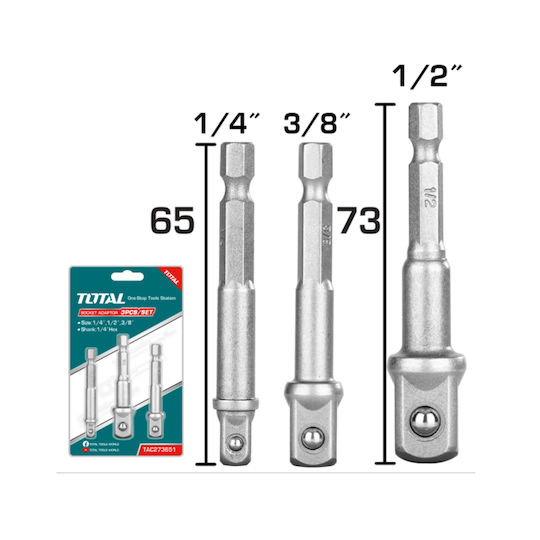 Total Adapters HEX Set 3pcs