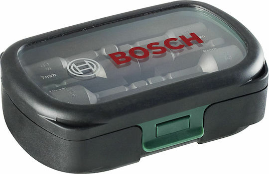 Bosch Μαγνητικά Καρυδάκια Εξάγωνα με Καρέ Υποδοχής HEX Σετ 6τμχ