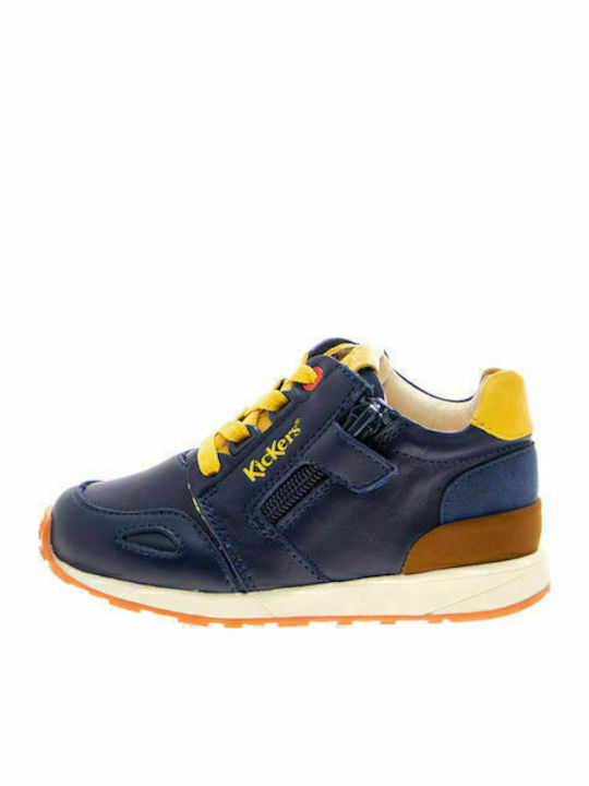 Denver Mid Παιδικά Sneakers High Navy Μπλε