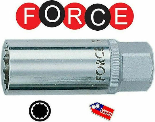 Force Магнитен Карудаки Многостен Дълъг с Каре Приемник 1/2" Диаметър 14mm 1бр за свещи