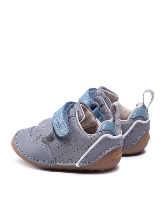 Kids Sneakers Tiny Dusk Anatomic with Scratch Gray